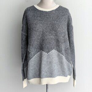 Cashmere Wool Blend Knit Sweater